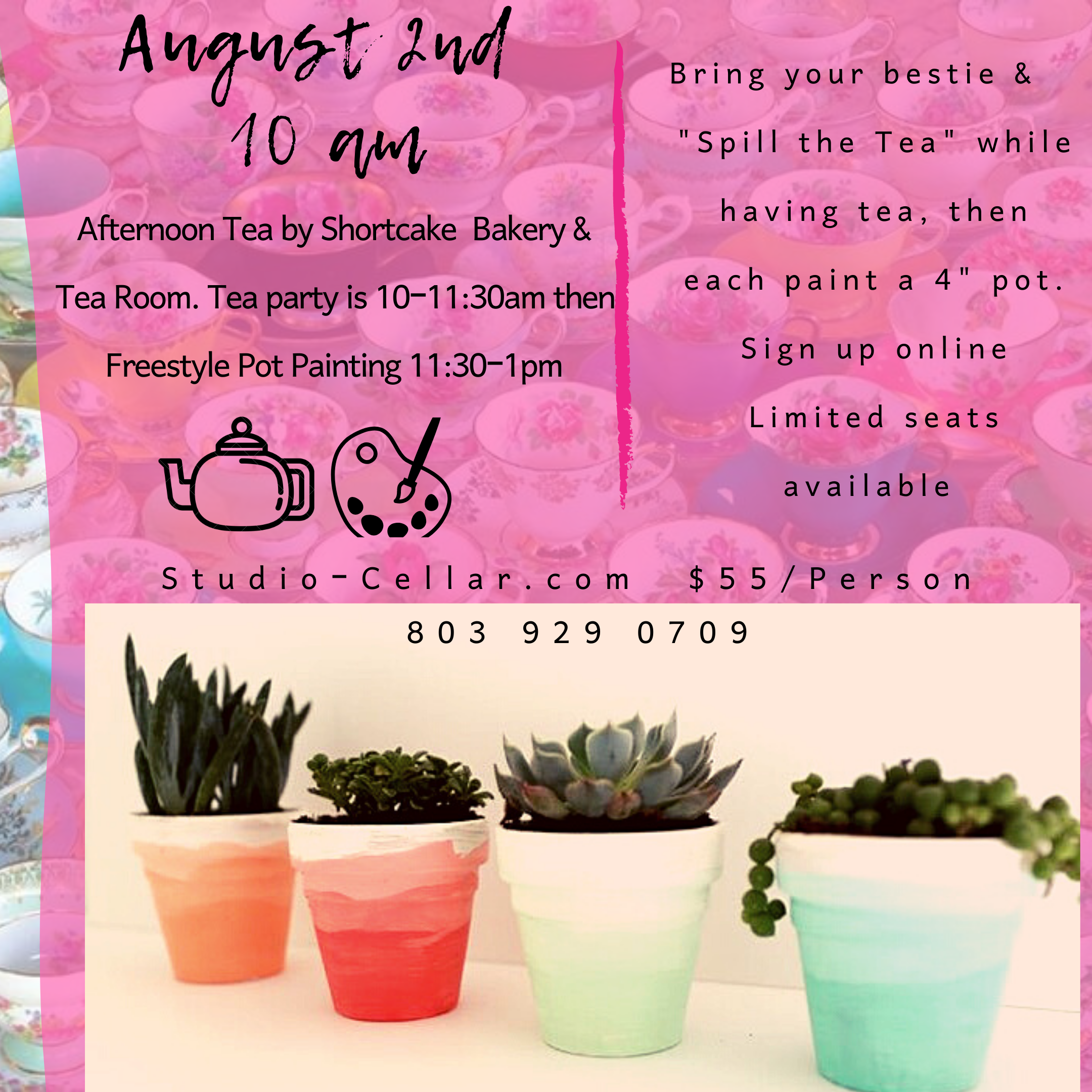 Tea and Paint Party 10am